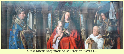 sequence of smutched layers 